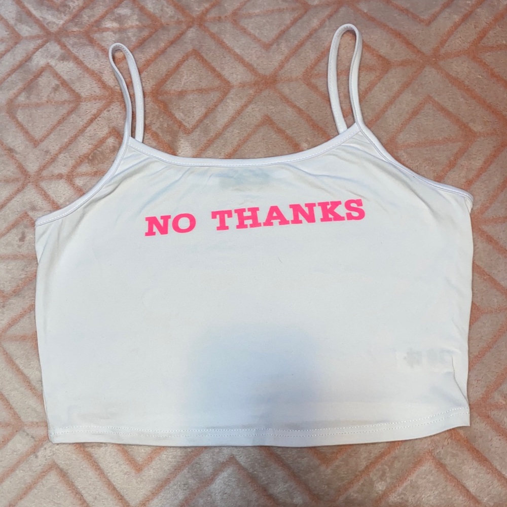 cropped tank top